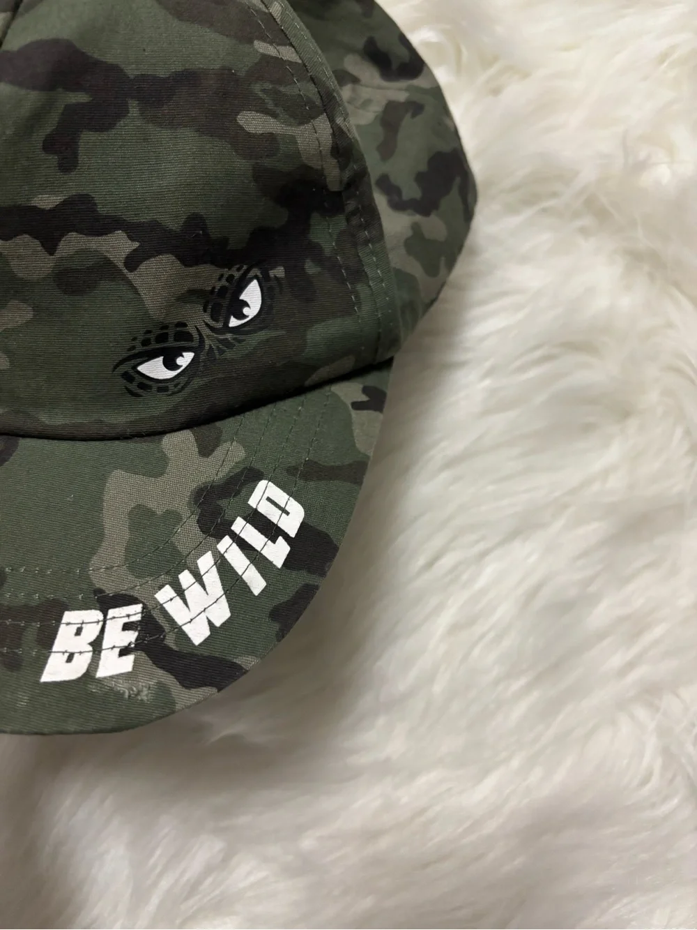 Garanimals Kids Camo Cap in Green and Black - 
